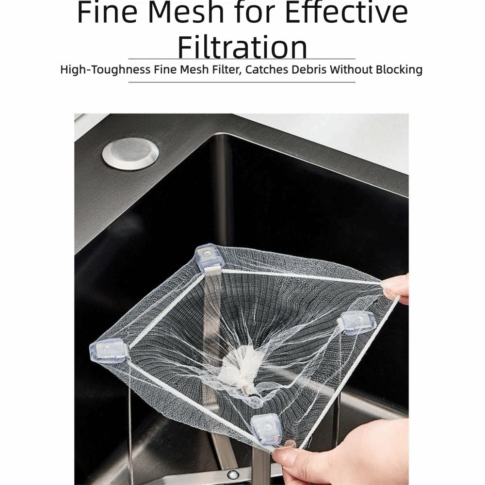 Stainless Steel Sink Strainer Net Bags Disposable Mesh Food Waste Catcher  Restaurant Use