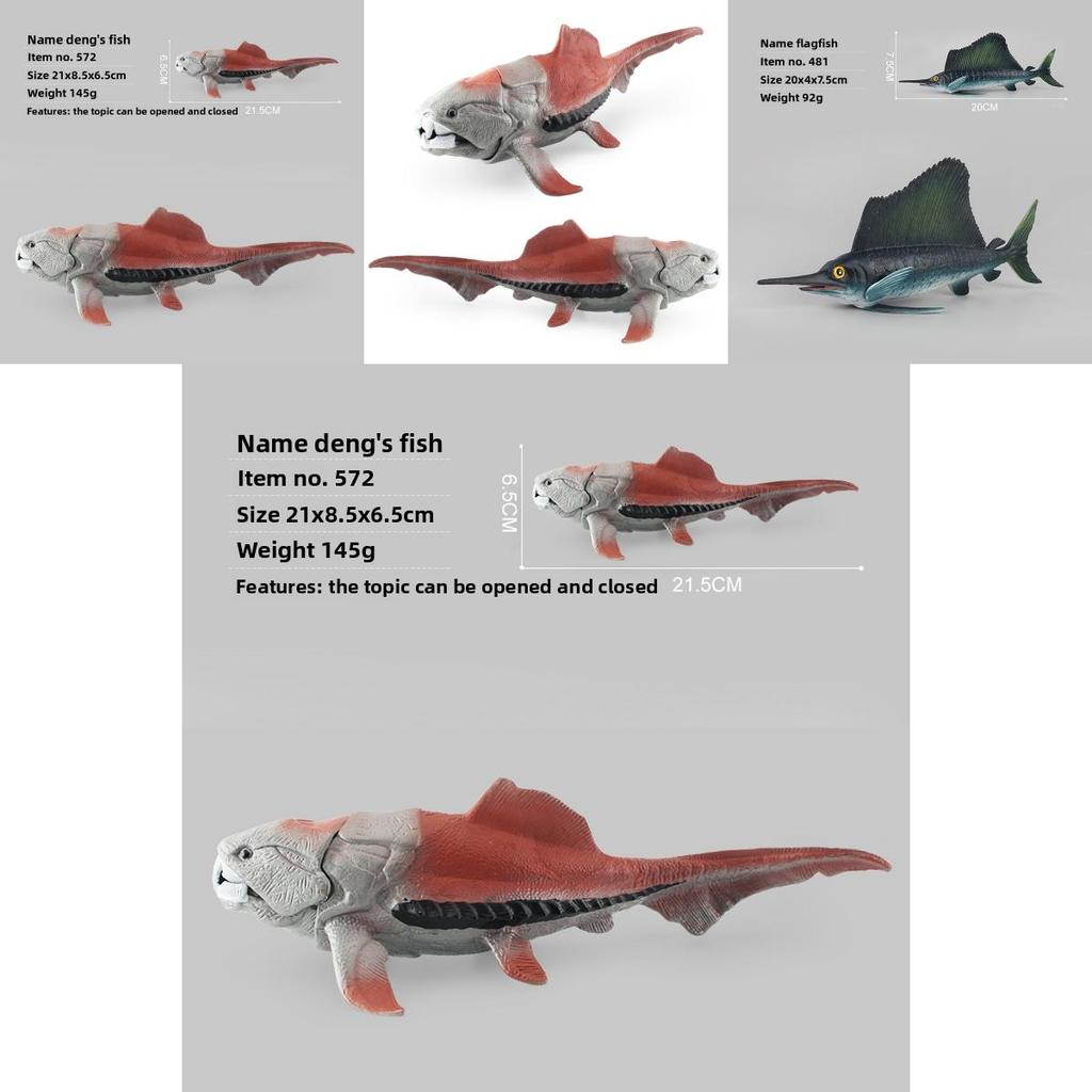 Arabian Pike Eel Kids Marine Animal Toy Set With Realistic Plastic Models For Educational Play