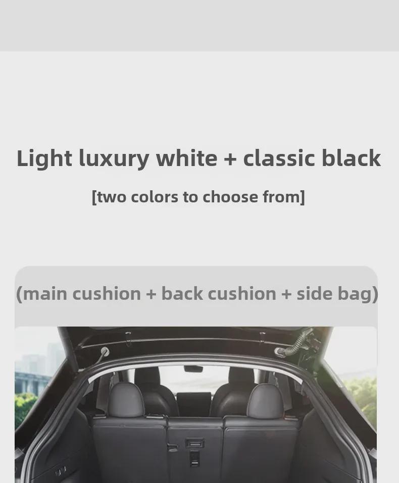 Kofferraumschutzpolster aus Leder für den Innenraum des Tesla Model 3/Y