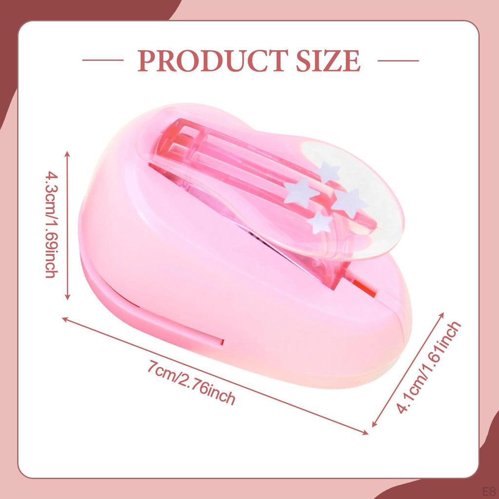 Punch Crafting for DIY Scrapbooking Handmade Card Making with Lever Action Ergonomic PP Material