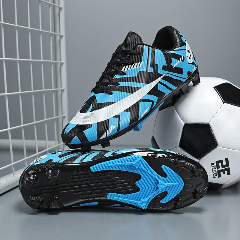 Mens Soccer Shoes Original Studded Society Cleats Natural Lawn Training Professional Non Slip Ultralight FG/TF Football Shoes