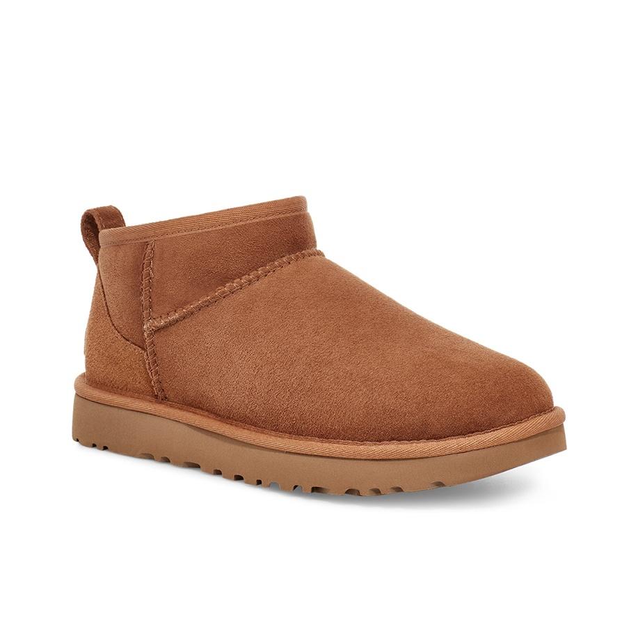 UGG Klasik Ultra Mini Bot Kestane Kadın Spor Ayakkabı Kahverengi 1116109-CHE