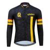 Men'S & Women'S Long Sleeve Cycling Jersey - Moisture Wicking Polyester Knit Fabric, High Neck, Raglan Sleeves, Zipper Closure, Pocket Detail, Medium