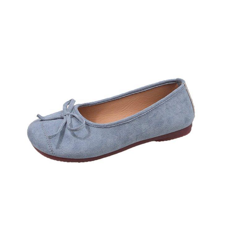Vintage Bow Soft Bot Ballet Flat Oes Women's Mary Jane Shoes Spring Casual Oes Comfortable Low Heel Lolita Shoe Footwear Loafers