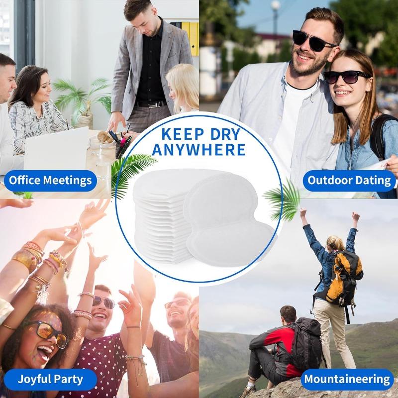 Unisex Underarm Sweat Pads Summer Underarm Pads Underarm Antiperspirant Patch Sweat Breathable Absorbent Pad Personal Care