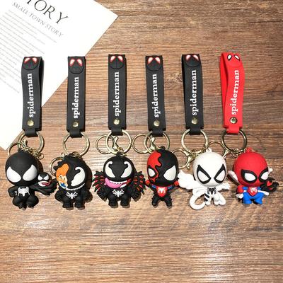 Marvel Spider-Man Keychain Creative Venom Doll Bag Pendant Couple Accessories Student Gifts
