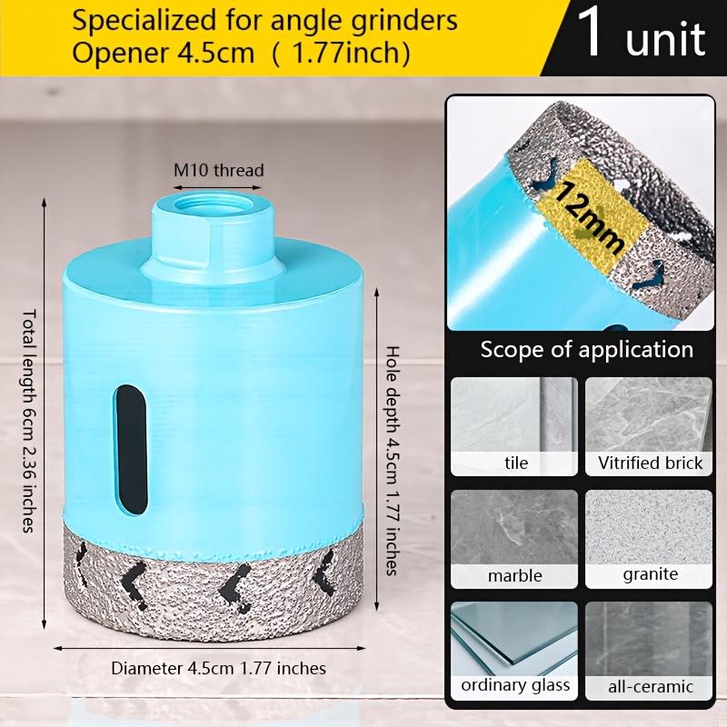 Diamond Hole Saw - 20mm-55mm M10 Shank Diamond Core Drill Bit, Dry/Wet Hole Opener, Ideal for Tile Granite Marble Glass Ceramic