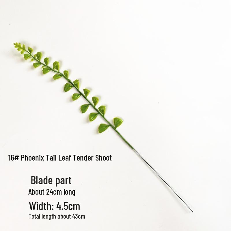 Artificial Areca Palm Leaves for Decoration and Flower Arrangements 5 pieces