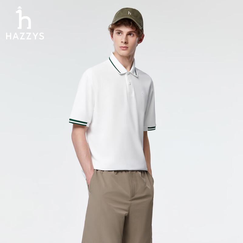 HAZZYS Men's PHIZ Performance Color-Block Polo Shirt