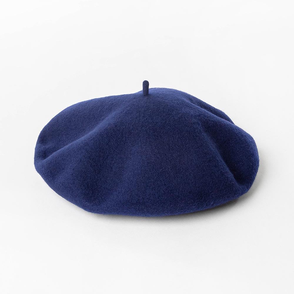 100% Wool Big Size XL 60cm Berets Women New 32cm Oversized Painter Hat Autumn Winter Female Warm Walking Cap Large Size Men Hat