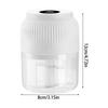 Tritacarne Elettrico per Aglio Schiacciapatate per Verdure Pressa 300ml Tritaverdure Schiacciapatate Macchina Tritaglio Aglio Strumento per Tritare il Cibo