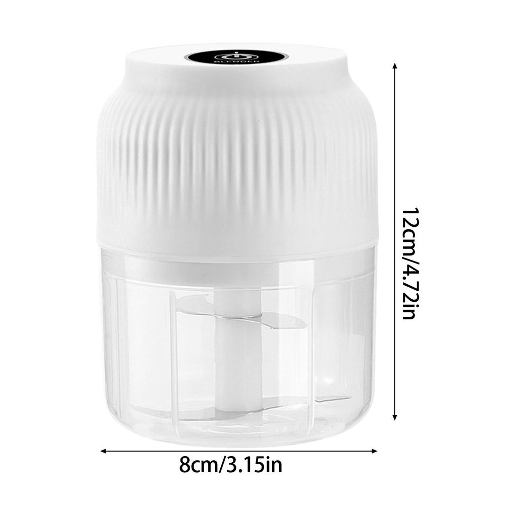 Tritacarne Elettrico per Aglio Schiacciapatate per Verdure Pressa 300ml Tritaverdure Schiacciapatate Macchina Tritaglio Aglio Strumento per Tritare il Cibo
