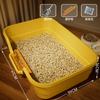 Oversized Pet Cat Litter Box, Semi-closed, Heightened and Thickened Anti-splash Cat Toilet, Easy To Clean, Bathtub Cat Toilet