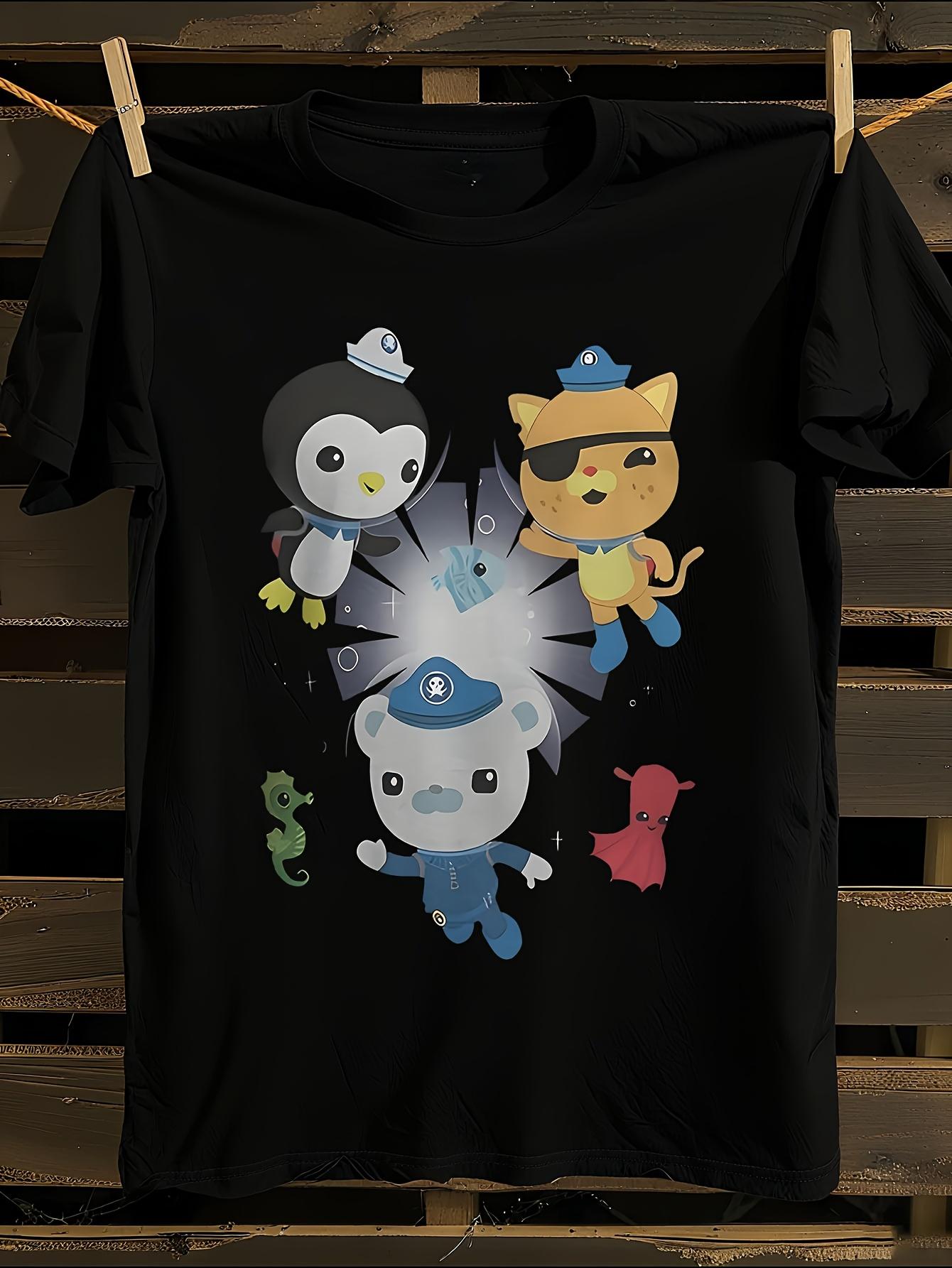 The Octonauts to Your Stations White Cotton Tshirt XXXL
