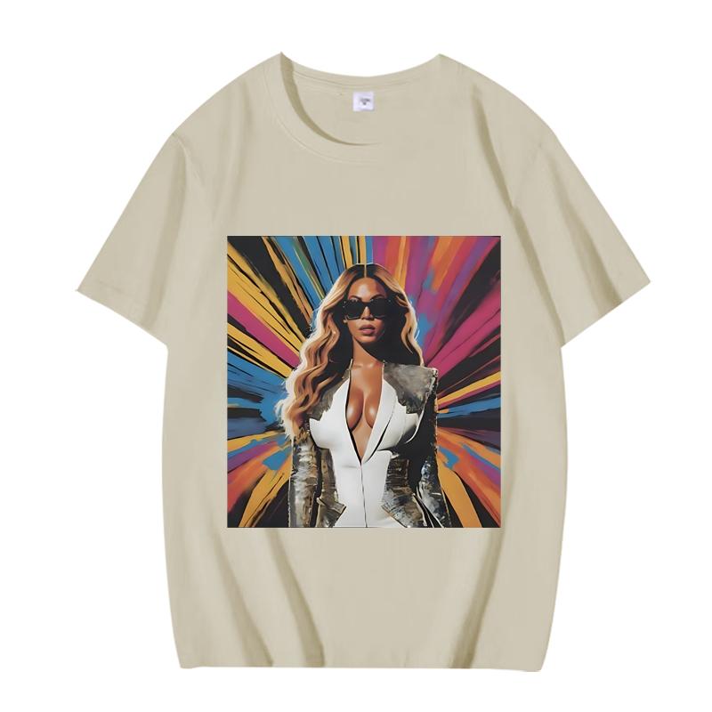 

Beyoncé Classic T Shirt Unisex Women Oversized 100 Cotton Fashion Loose Hot Sale Short Sleeve Summer Print Unisex Plus Size Tops 4XL