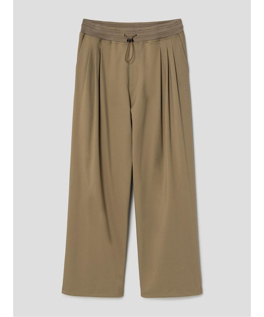 Saendeusaundeu Suiting Fabric Banding Pants Yellowish Brown