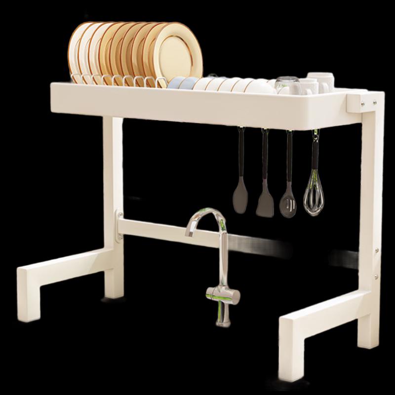 FANSUN Kitchen Sink Storage Dish Drying Rack, 76cm Single Tier