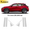 Pro Lexus LBX  2024 2025 Ochranná fólie na světlomety zpětná zrcátka sloupky B C Samolepka TPU PPF Předřezané doplňky Průhledné