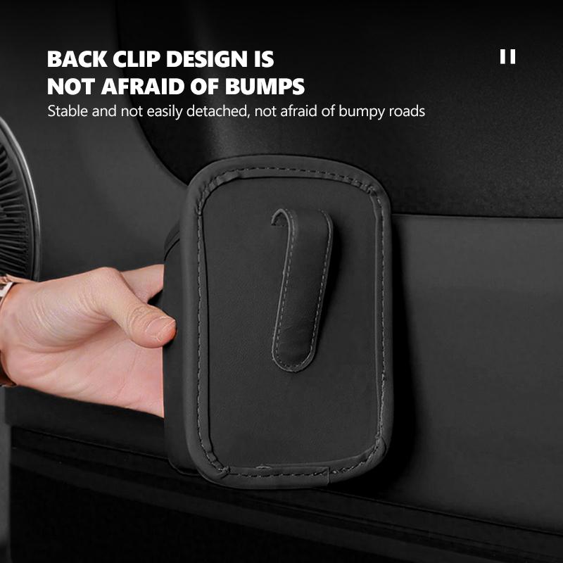Leather Car Cup Holder Hang Drink Storage Box Accessorie For KIA K5 K2 Rio Optima Sportage Venga Sorento Stonic Forte