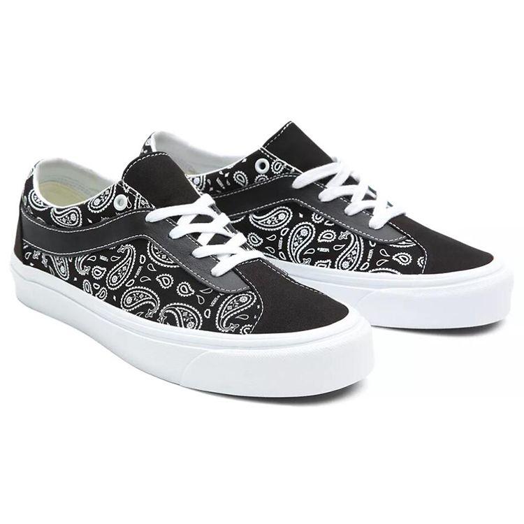 Vans Bold Ni Paisley - Černé Unisex Tenisky True-White VN0A3WLP42L