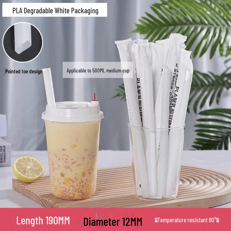 

ZISIZ High-Temperature PLA Biodegradable Disposable Straw