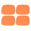 4pcs Chicken Nest Mat Washable Chicken Nesting Pads Nesting Box Pads for Laying Eggs Orange