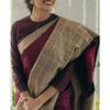 Neue königliche Kollektion - Weicher Litschi-Seiden-Jacquard-Saree
