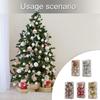 Christmas Tree Baubles Ornament Stylish Christmas Tree Hanging Pendant Baubles Decorations for Holiday Ornament