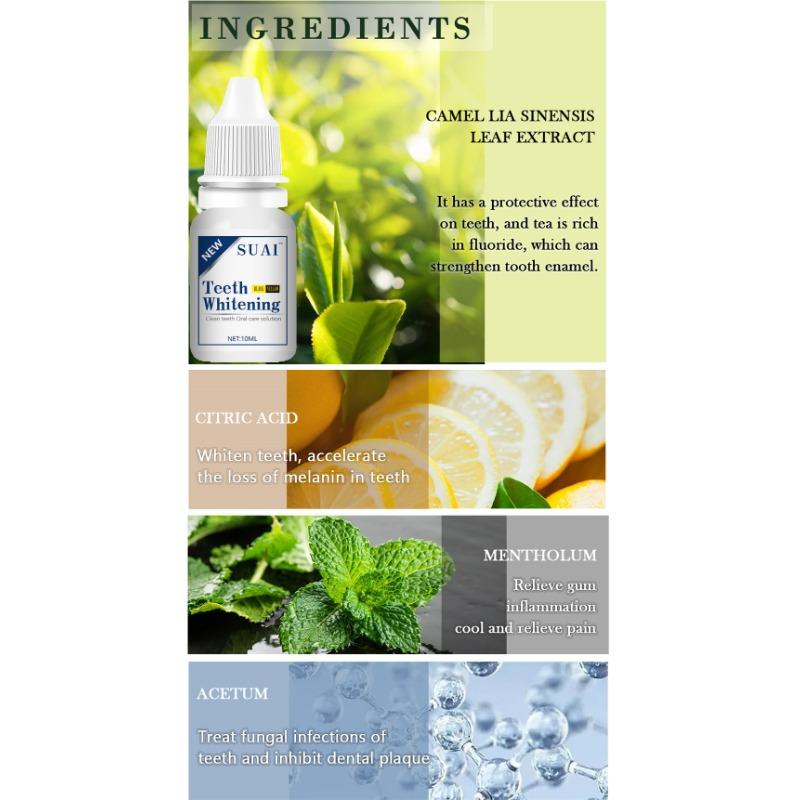 Teeth Brightening Tooth Cleaning Liquid to Remove Tooth Stains, Smoke Stains, Tartar, Oral Cleaning