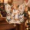 Christmas Tree Decorations Supplies Decoration Acrylic Festive Ornament 2D Angel Cash Holiday Party Hanging Pendant