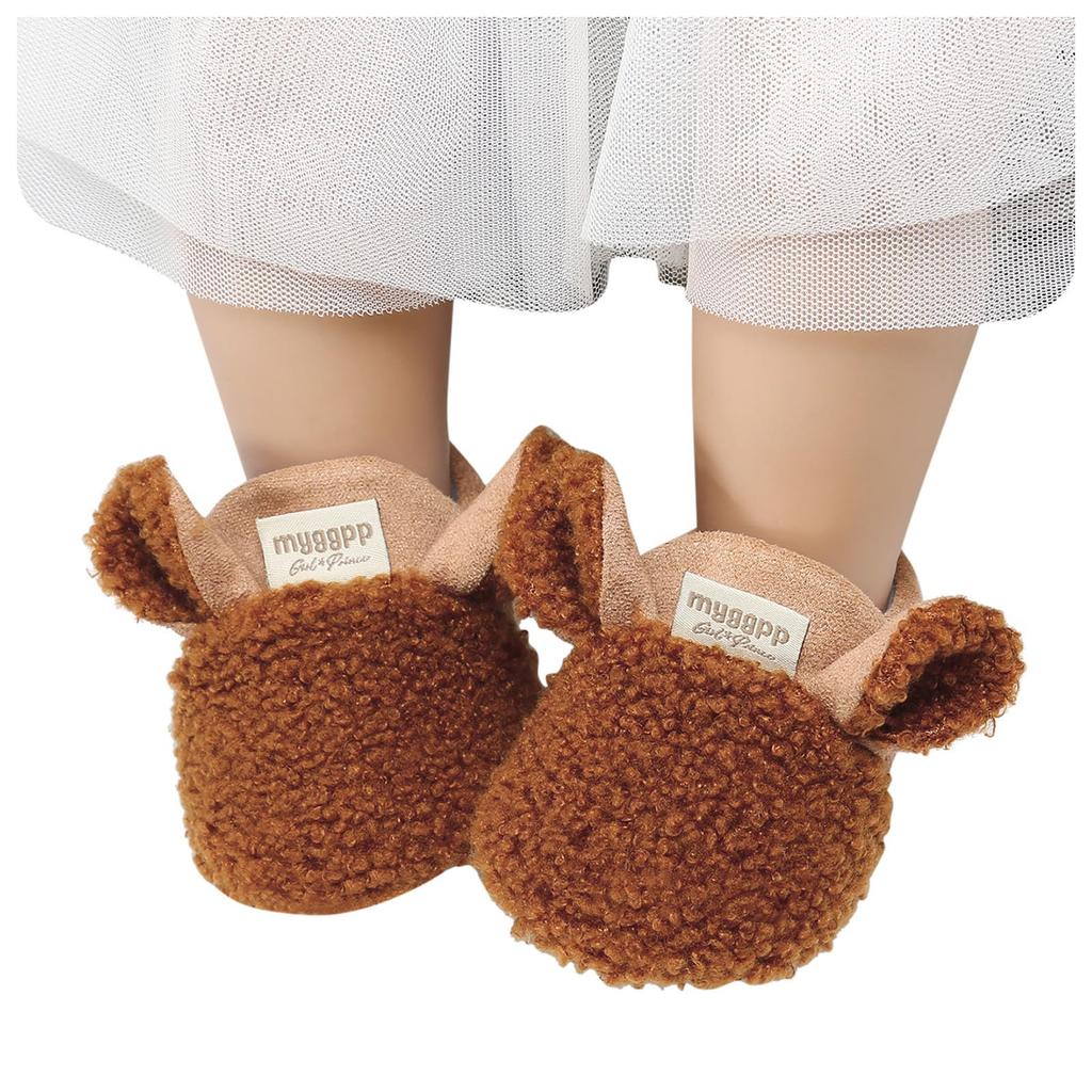 Sapatos de bebê recém-nascido engatinhando menino menina pantufas de cordeiro tênis pré-andador