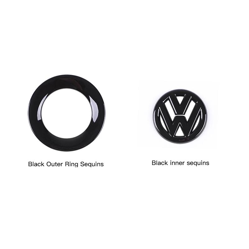 2026 Hot For Volkswagen VW ABS Carbon Fiber Pattern Car Logo Steering Wheel Sticker Badge For VW GTI Passat B6 Golf 4 5 7 Polo J