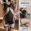 Domila Sexy Lingerie Sexy Halter Strap Sequined Pure Desire Butterfly Suspender Nightdress Women's Uniform Suit