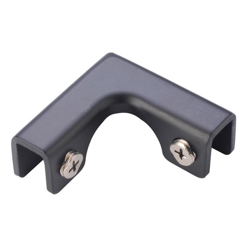 1 Pcs New Aluminum Alloy Angle Corner Code Tcross Reinforced Ltype Hardware Glass Clip Tile Fixing Clip