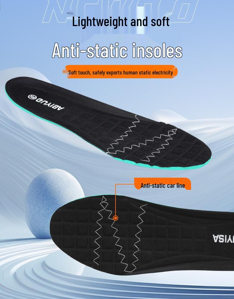 Summer Anti-static Safety Shoes: Comfortable, Anti-smash, Anti-puncture, Steel Toe Cap, Non-slip, Waterproof, Cowhide Work Shoes.