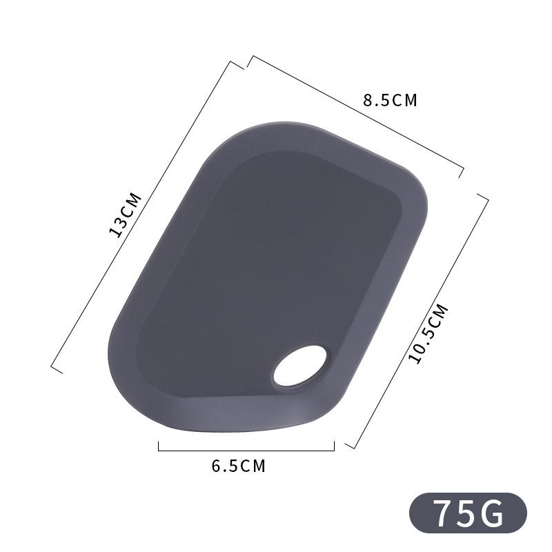 

Силиконовый скребок для рисовой лапши со складным ковриком для замешивания темно-серого