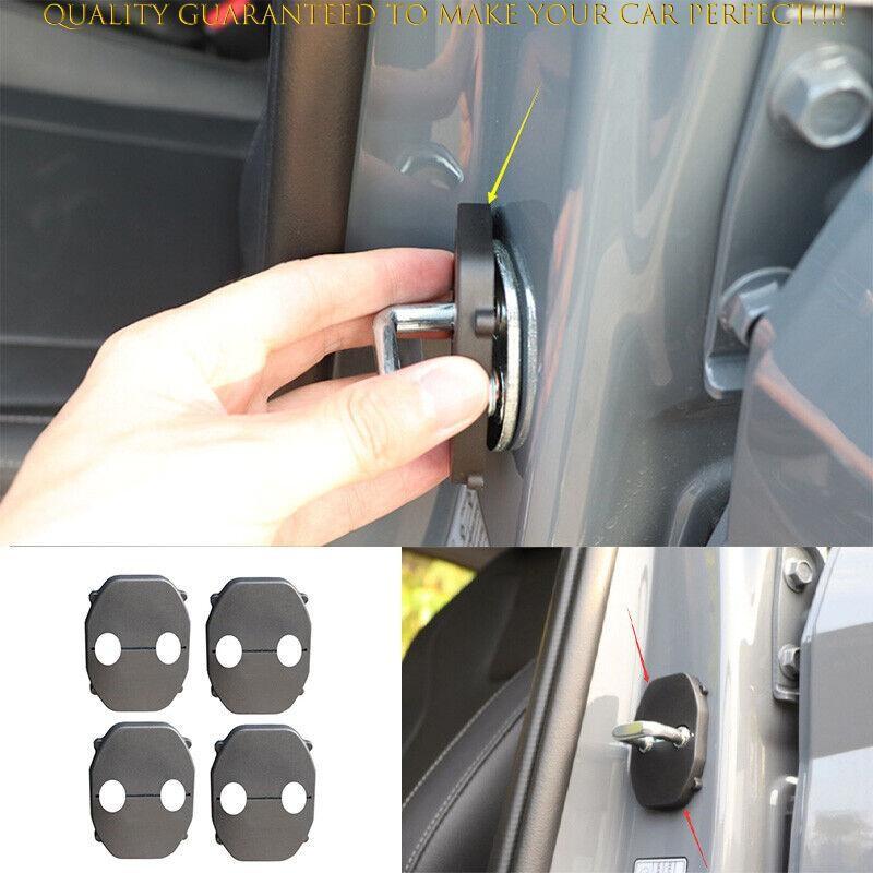 For Hyundai Elantra 2021-2023 Matte Black Door Lock Protection Cover Trim 4PCS