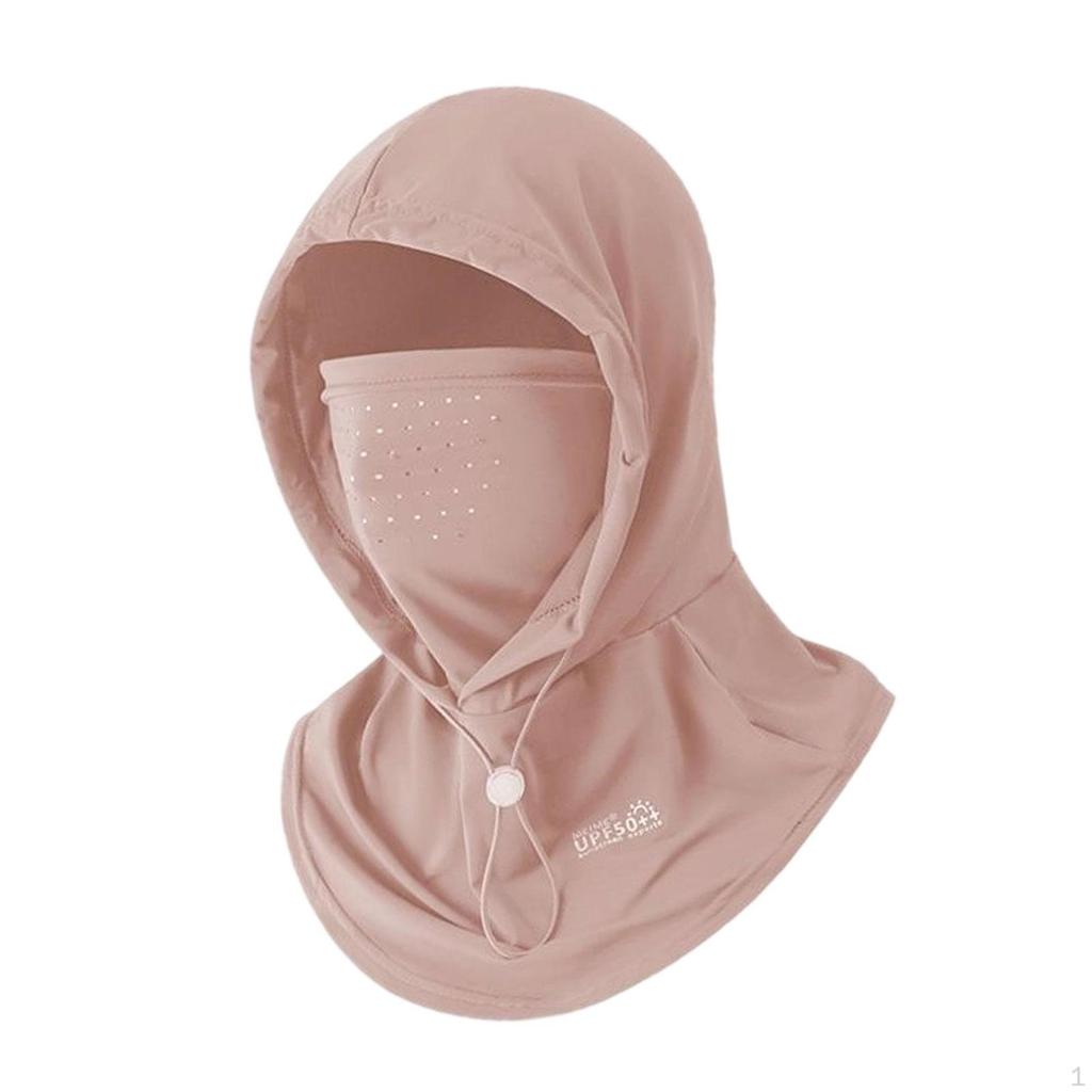 Hooded Balaclava, Lightweight, Neck Gaiter, Full Head for Outdoor Activities,