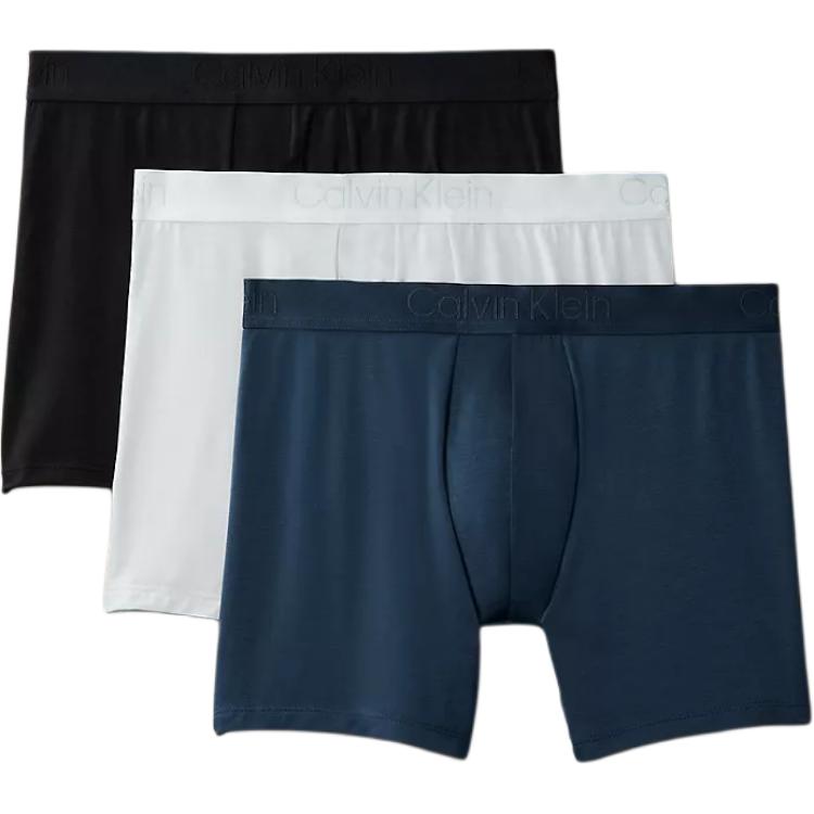 

Calvin Klein Minimalist Comfortable Breathable Underwear 3-Pack Men Underwear NB3652-450 L