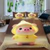 Luxury Fashion Giraffe Bedding Set Animal Pattern Duvet Cover Pillowcase bedroom decoration Single/Double Extra Size