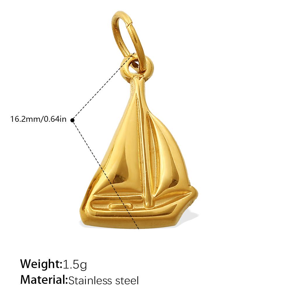 Fashion Daily Versatile Ocean Theme Diy Small Fish Pearl Pendant Does Not Fade Jewelry Accessories