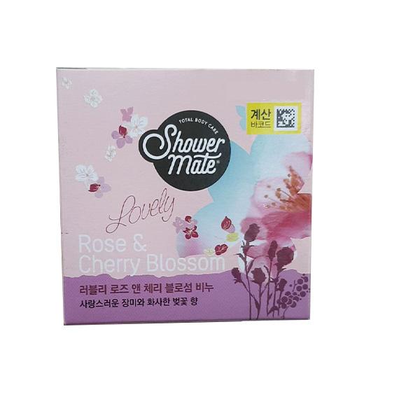 Shower Mate Lovely Rose and Cherry Blossom Soap 90g One thing