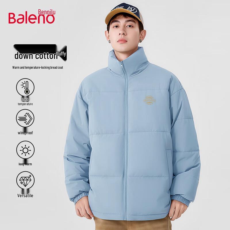 

Baleno Men s Padded Stand-up Collar Winter Jacket 3XL