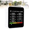 Air Quality Detector For Tuya 14 In 1 Professional Indoor Air Quality Meter Accurate Sensor PM2.5 Display Smart Portable