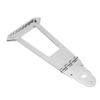 Trapeze Tailpiece 6 String Guitar Bridge Parts Metal for Acoustic Jazz Bass Silver
