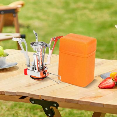1 Pieza Cocinillas de Camping Portátiles Ultraligeras, Cocinilla con Válvula Ajustable Para Mochilero, Senderismo, Montañismo, Camping