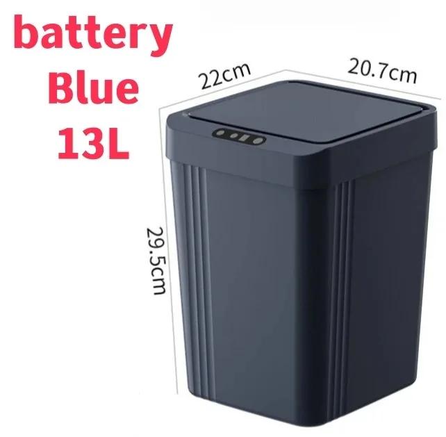 Automatische Deckelöffnung Smart Sensor Mülleimer für Zuhause Wohnzimmer Vollautomatischer einfacher Mülleimer Toilettenmülleimer