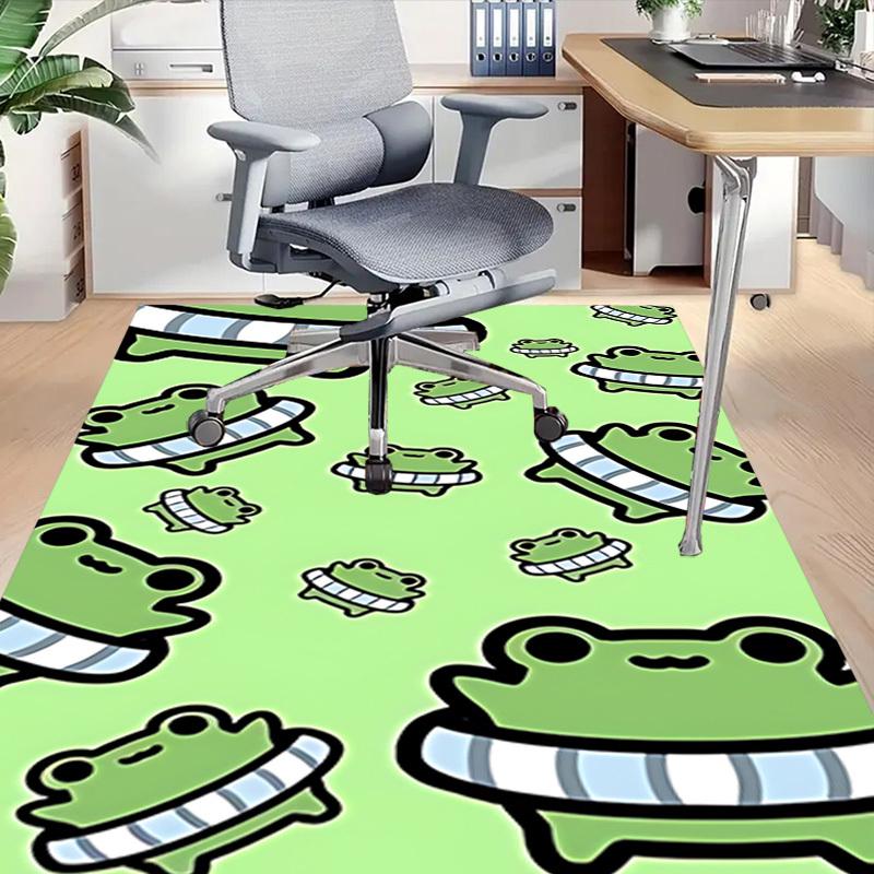 1pc frog green Carpet, Office Rug Outdoor Mat Home Decor Area Carpet Festival