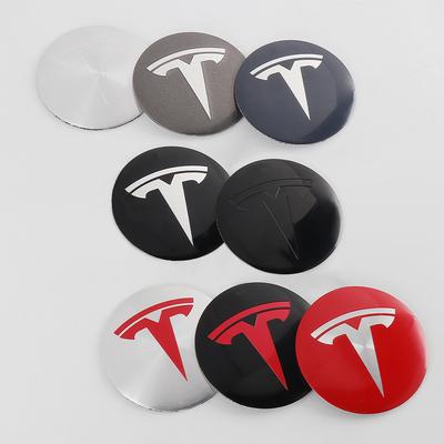 4Pcs 56mm Car Wheel Center Hub Caps Emblem Sticker for For Tesla Model 3 Y S X 2021 Roadster Cybertruck Juguete WYE K80 SpaceX