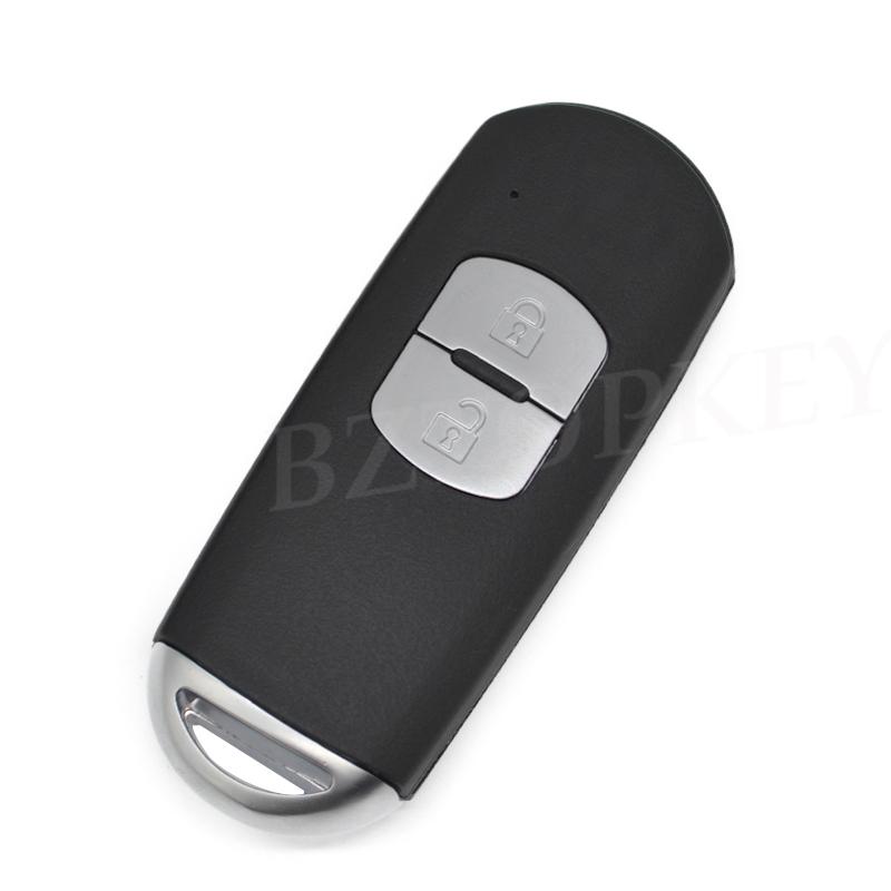 BZTOPKEYS Replacement smart car key shell for Mazda 3 6 CX-3 Axela CX-5 CX-7 Atenza Artz 2/3button Remote key Case Cover